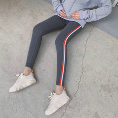 068# Spring Casual Maternity Legging Elastic Waist Belly Sports Legging Clothes for Pregnant Women Autumn Pregnancy Pencil Pants