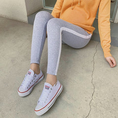 068# Spring Casual Maternity Legging Elastic Waist Belly Sports Legging Clothes for Pregnant Women Autumn Pregnancy Pencil Pants