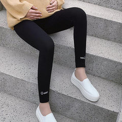 068# Spring Casual Maternity Legging Elastic Waist Belly Sports Legging Clothes for Pregnant Women Autumn Pregnancy Pencil Pants