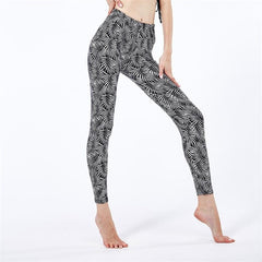 YRRETY Women Leggings High Street Cotton Leggin Casual Floral Printed Legging Graffiti Soft Fashion Women Trousers Hot Fashion