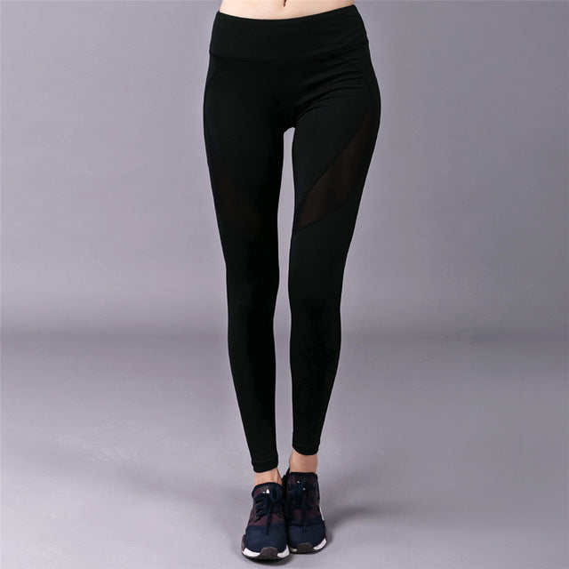 BARBOK Women Fitness Leggings High Waist Yoga Pants Sports Workout Tights Yoga Slim Running Tights Pants Gym Trousers