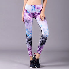 BARBOK Women Fitness Leggings High Waist Yoga Pants Sports Workout Tights Yoga Slim Running Tights Pants Gym Trousers