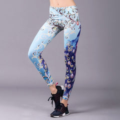 BARBOK Women Fitness Leggings High Waist Yoga Pants Sports Workout Tights Yoga Slim Running Tights Pants Gym Trousers