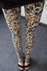 YRRETY Women Leggings Sexy 8 Styles Fashion Women Leopard Skin Print Leggings 2018 Spring Women Leggings Leopard Print Pattern