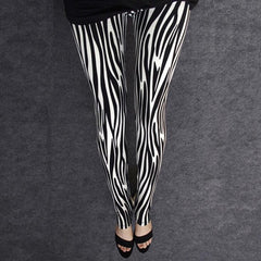 NDUCJSI New Rose Flower Printed Leggings Fashion Sexy Women Lady Slim High Elastic Cotton Pants Multiple Colors Styles Trousers