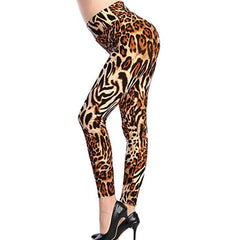 VISNXGI New Fashion 2019 Camouflage Printing Elasticity Leggings Camouflage Fitness Pant Legins Casual Milk Legging For Women