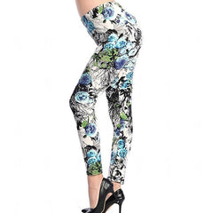 YSDNCHI 2019 Fashion Women Leggings Slim High Waist Elasticity Leggings Leopard Printing leggins Woman Pants Cotton Leggings