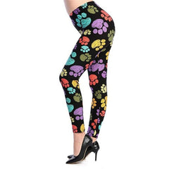 YRRETY Hot Sale 2019 Printing Flower Leggings Leggins Plus Size Legins Guitar Plaid Thin Pant Fashion Women Aptitud Trousers