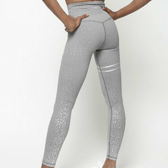 Stamping Yoga Pants Golden High Waist Sports Leggings for Fitness Women's Push Up Gym Tights Mallas Mujer Deportivas Leggins