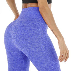 Kaminsky Women's Fashion Seamless Leggings Ladies Athleisure Sportswear Sweat Pants Trousers High Waist Solid Fitness Leggings