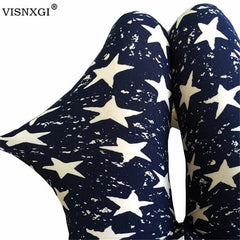 VISNXGI Floral Printing Capris Leggings Lady's Casual Stretched Graffiti Tie dyed Elastic Cropped Trousers Summer Women Legging