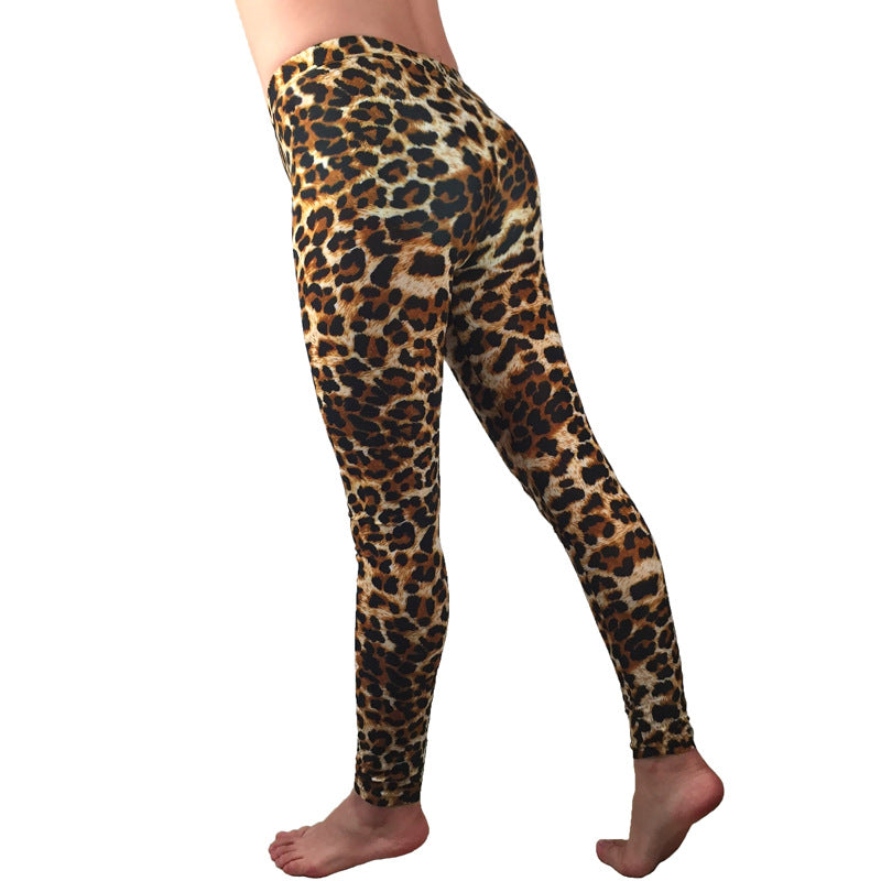 OVESPORT 2019 Sexy Leopard Push Up High Waist Women Leggings Fitness Standard Breathable Workout Leggings Plus Size Legging