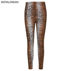 Ladies Work Out Spandex Leopard Leggings Women High Waist Printed Legging Fitness Leggins Sexy Workout Pants Winter 2019 Leeging