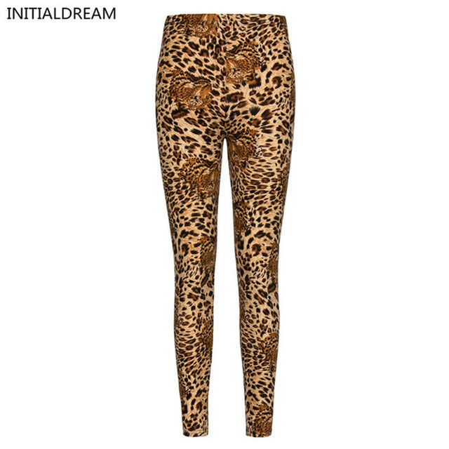 Ladies Work Out Spandex Leopard Leggings Women High Waist Printed Legging Fitness Leggins Sexy Workout Pants Winter 2019 Leeging