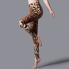 INDJXND Workout Leggings Women Sexy High Waist Pants Female Clothing Leopard Printed Leggins Push Up Summer New Trousers Femme