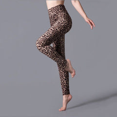 INDJXND Workout Leggings Women Sexy High Waist Pants Female Clothing Leopard Printed Leggins Push Up Summer New Trousers Femme