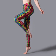 INDJXND Workout Leggings Women Sexy High Waist Pants Female Clothing Leopard Printed Leggins Push Up Summer New Trousers Femme