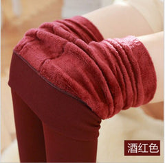 Women Winter Thick Warm Leggings Trousers Fleece Lined Thermal Stretchy Slim Skinny Leggings Pants