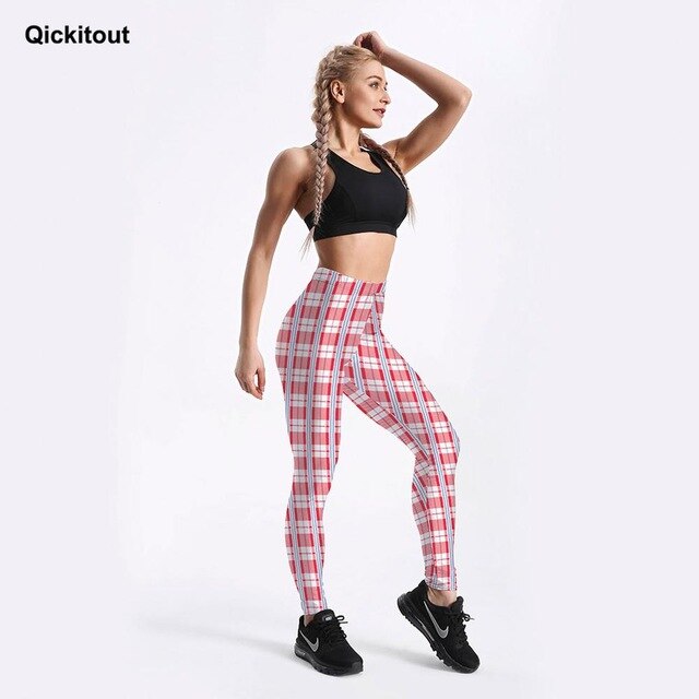 Letter Digital Printing High Waist Polyester Fashion Style Push Up Leggings For Female Casual Spring Summer Sportswear Leggings