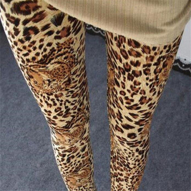 NDUCJSI Push Up Legging Leopard Leggings Women Workout Femme High Waist Sexy Leggings Elastic Sportswear Stretch Fitness Leggins