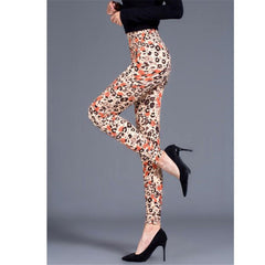 NDUCJSI Push Up Legging Leopard Leggings Women Workout Femme High Waist Sexy Leggings Elastic Sportswear Stretch Fitness Leggins