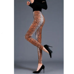 NDUCJSI Push Up Legging Leopard Leggings Women Workout Femme High Waist Sexy Leggings Elastic Sportswear Stretch Fitness Leggins