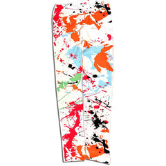 Print Long Leggings Chic Women Imitation Denim Flower Splashing Doodle Graffiti Print Thin Casual Summer Leggings For F