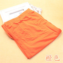Summer candy color Ice silk sexy leggings female Comfortable Spandex cool and breathable thin Leggings L1005