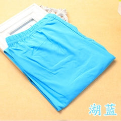 Summer candy color Ice silk sexy leggings female Comfortable Spandex cool and breathable thin Leggings L1005