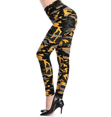 VISNXGI New Fashion 2019 Camouflage Printing Elasticity Leggings Camouflage Fitness Pant Legins Casual Milk Legging For Women